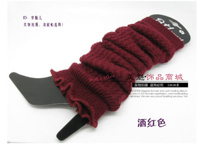 韩国针织毛线袜套女过膝堆堆袜秋冬保暖靴套显瘦护腿学生高筒袜潮