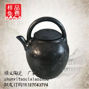 加厚包邮纯手工传统熬药壶陶瓷中药养生罐老式土砂锅壶煮药煮茶