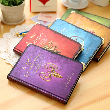 金谷 冰与火之歌记事本 权利的游戏复古笔记本欧式精装日记本1292