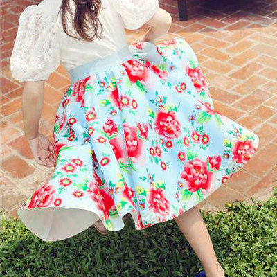 Jupe fillette en Toile de coton - Ref 2052165 Image 3