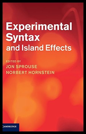 【预售】Experimental Syntax and Island Effects
