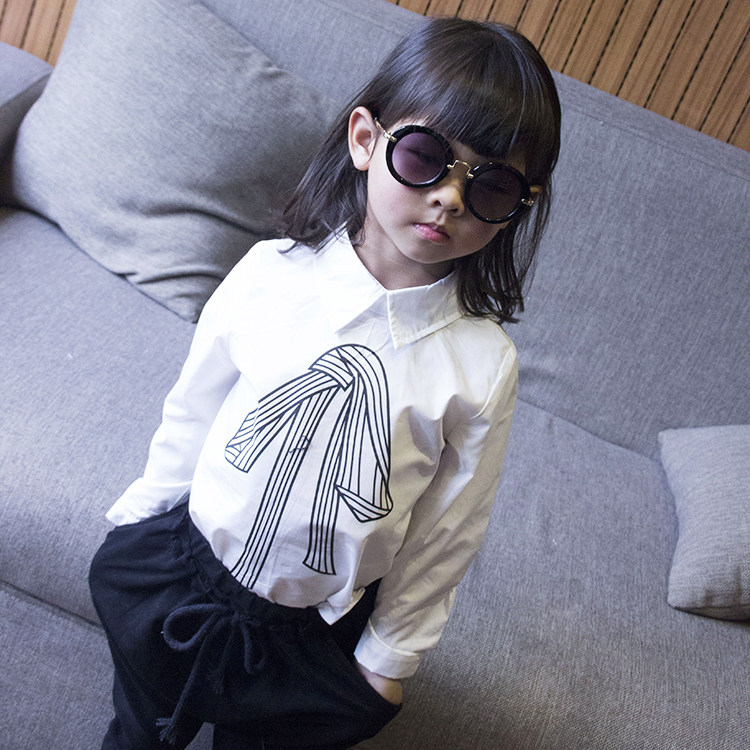 Chemise fille à manche longue - Ref 2085854 Image 1