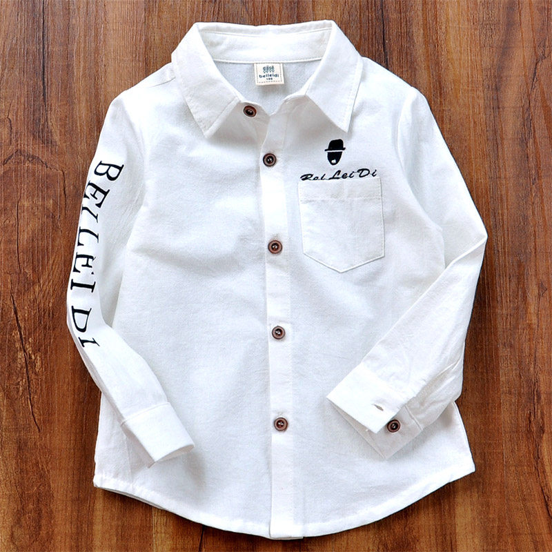 Chemise garcon à manche longue - Ref 2074167 Image 1