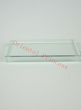 嫁接睫毛专用 胶水垫片 玻璃垫片 水晶垫片 长方形 圆形透明