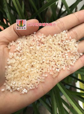 DIY珠子 2mm染杏色油光管珠 串珠材料 角珠 玻璃短管珠浅黄色珠管