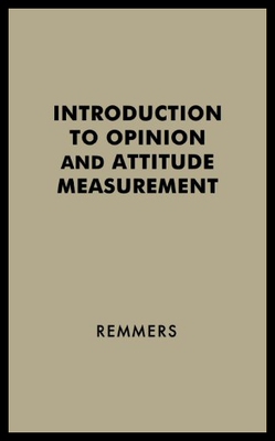 【预售】Introduction to Opinion and Attitude Measurement
