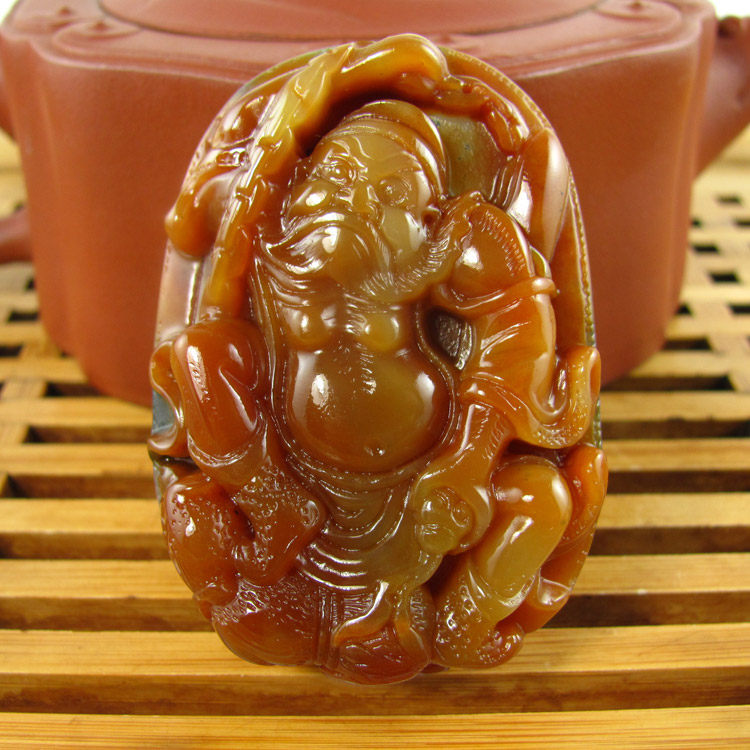 云南黄龙玉钟馗皮带扣腰饰 天然玉石男士腰带扣腰佩腰挂件送鉴定