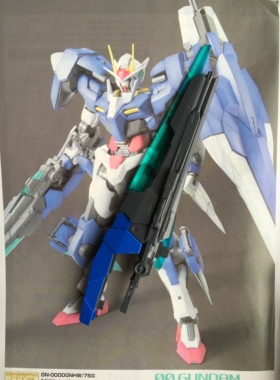 正品万代Bandai MG 147 00 OO高达 OO七剑高达 大枪 武器补件零件