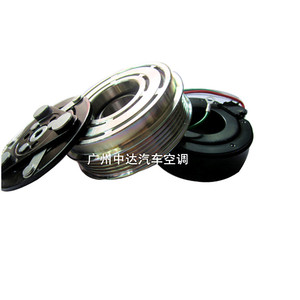 。适用于本田锋范汽车制冷压缩机离合器冷气泵头空调泵皮带轮吸盘