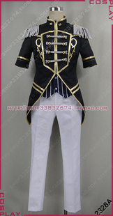 2328A COSPLAY服装 偶像梦幻祭 黑与白的对决 鸣上岚/朱樱司 新品