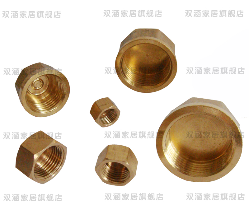 加厚管帽内丝牙堵头铜堵头