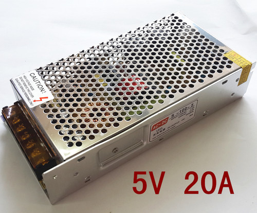 监控开关电源LED S-100-5V20A电源 220V转5V20A100W电源变压器