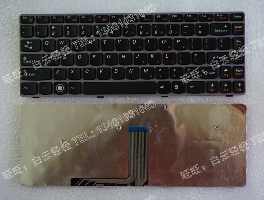 全新联想LENOVO Z470 Z470A  Z475A Z370 Z475 笔记本键盘