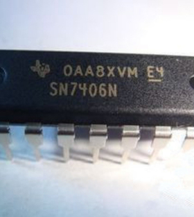 进口原装 7406 DM7406N SN7406N 逻辑 - 栅极和逆变器/反相器