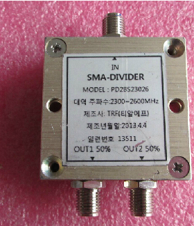 韩国进口 PD2BS23026 2300MHz-2600MHz 1W RF一分2射频宽带功分器