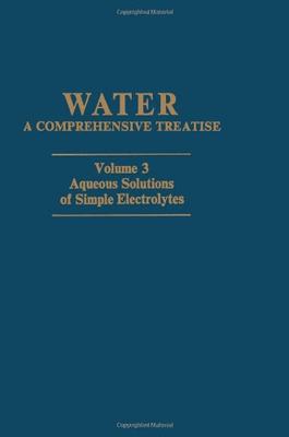 【预售】Aqueous Solutions of Simple Electrolytes