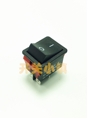 台湾船型开关 进口开关KCD4 无灯黑色4脚2档 30A大电流焊机专用LR