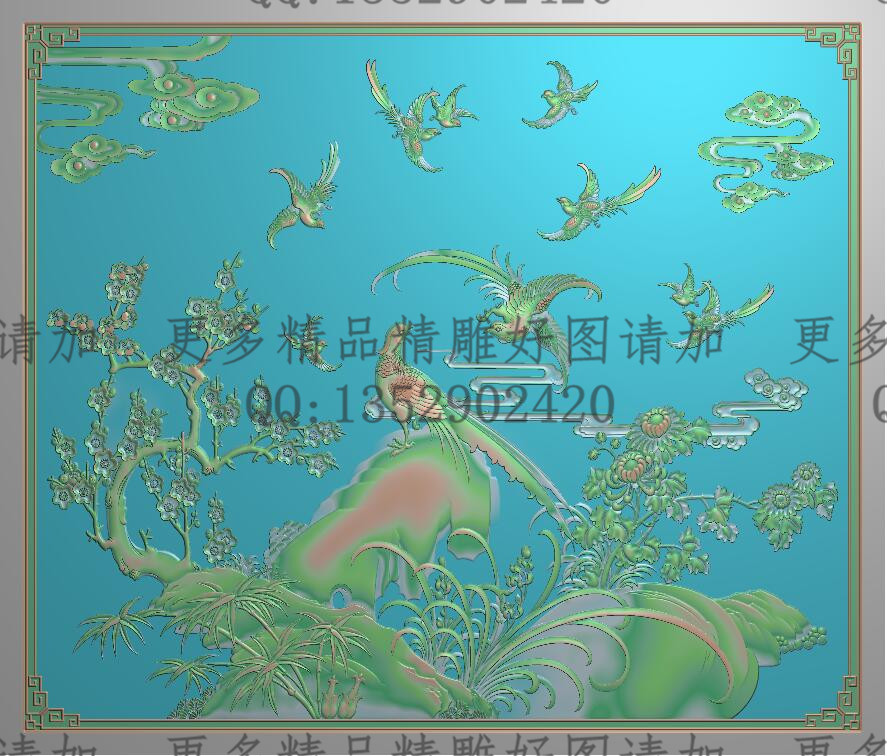 高清精雕图jdp浮雕精品大平几面板花鸟1270x1085梅兰竹菊凤凰百鸟在类目 商务/设计服务, 设计服务, 设计素材/源文件中 - 来自Buy2taobao.com提供专业的淘宝代购服务