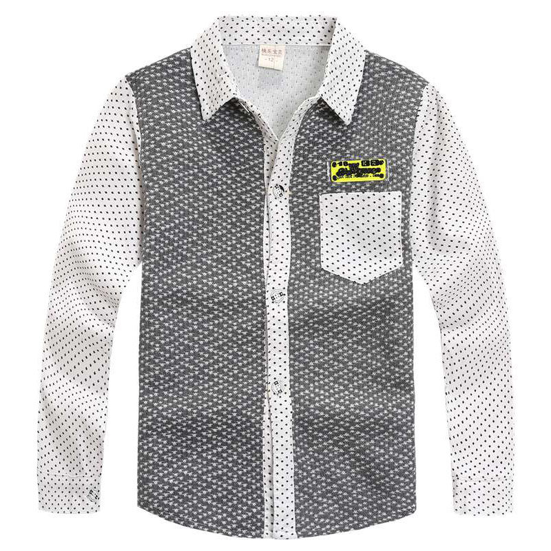 Chemise garcon à manche longue - Ref 2078819 Image 1