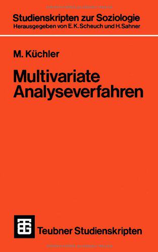 【预售】Multivariate Analyseverfahren
