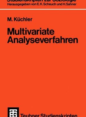 【预售】Multivariate Analyseverfahren