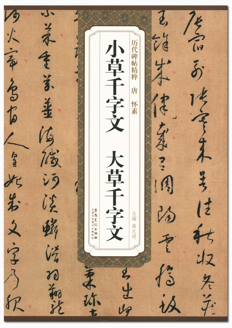 怀素小草千字文大草千字文 历代碑帖精粹 薛元明编 安徽美术出版社