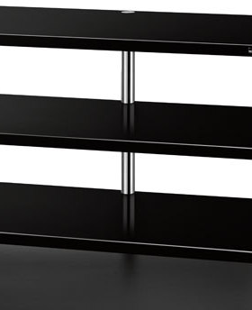 意大利 SOLIDSTEEL架皇/架王Series HW-3 亮黑色音响机架 器材架