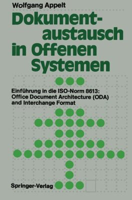 【预订】Dokumentaustausch in Offenen Systeme...