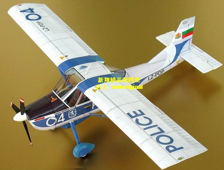 教练机单引擎飞机 民用飞机模型