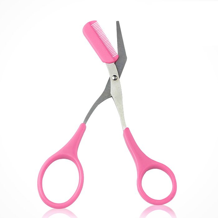 新手福利  韩国修眉剪刀带眉梳化妆美妆工具修眉神器化妆美容剪