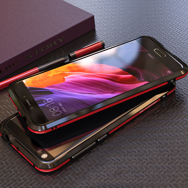 Luphie Bicolor Blade Sword Slim Light Aluminum Bumper Metal Shell Case for Xiaomi Mi 5c