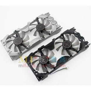 560TI 4线 黑将 GA92O2H 显卡智能双风扇 大将GA92O2L 影驰GTX560