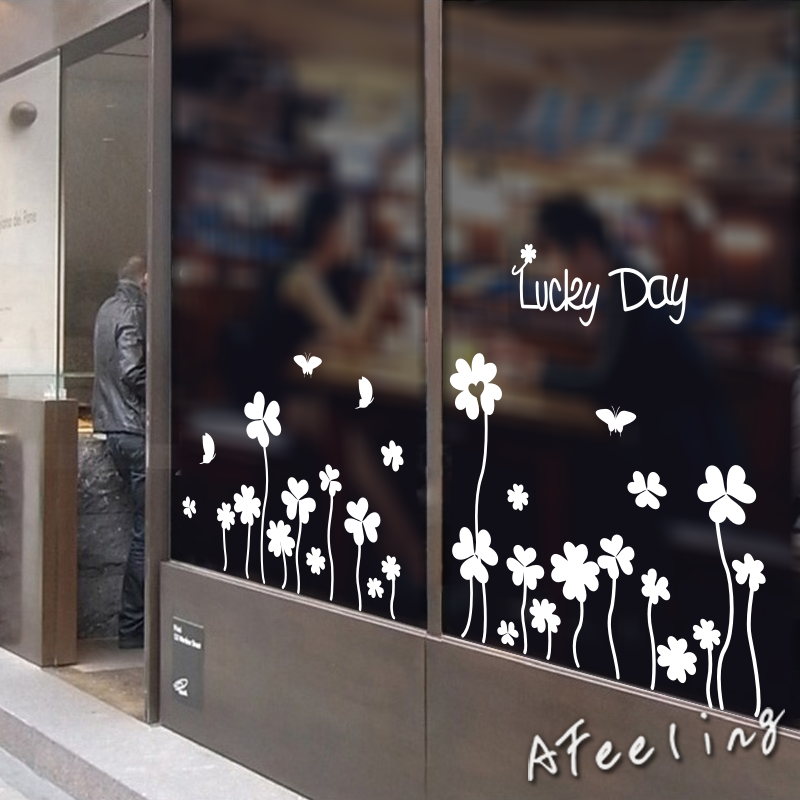 四叶草踢脚线墙贴玻璃墙壁地脚线