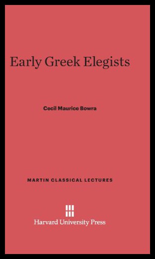 【预售】Early Greek Elegists