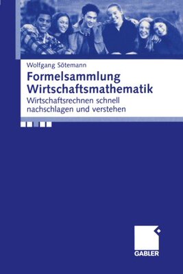 【预售】Formelsammlung Wirtschaftsmathematik: Wirtscha...