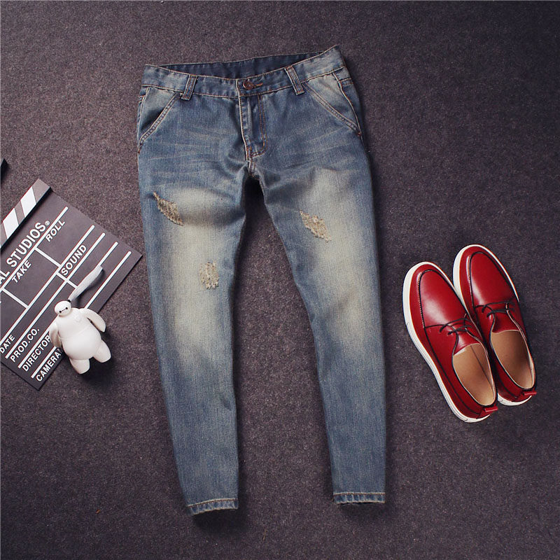 Jeans pour jeunesse en coton - Ref 1463610 Image 1