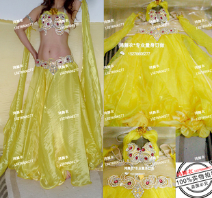 鸿舞衣1471专业量身订做高档奢华 肚皮舞大小各色订做