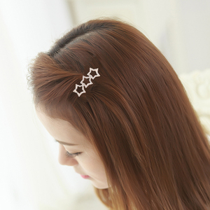 韩版简约青蛙扣发夹