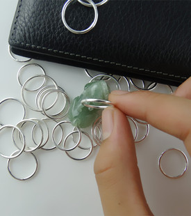 999足银圆管戒指 银简单戒指  关节戒指 男女尾戒【细款】