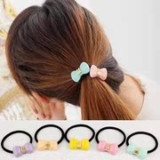 Know Richie Korean hair accessories made by the lovely Bunny head ornaments cute bow elastic rope