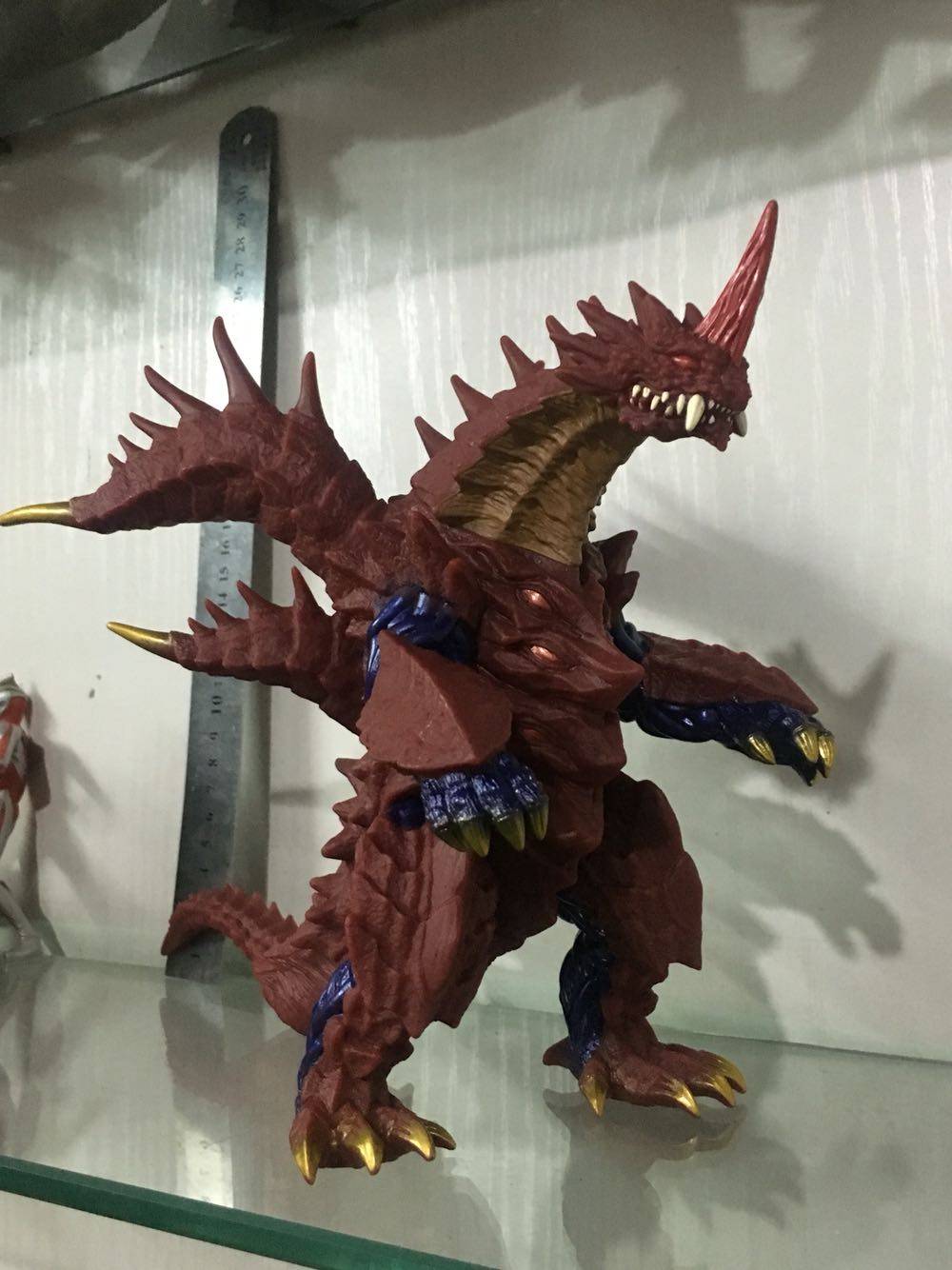 玩具模型奥特曼怪兽软胶欧布奥特曼 dx魔王兽玛伽大蛇 20cm