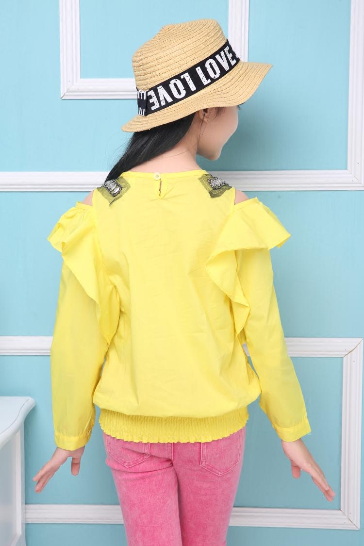 Chemise fille à manche longue - Ref 2087210 Image 4