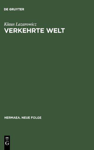 【预售】Verkehrte Welt: Vorstudien Zu Einer Geschichte...