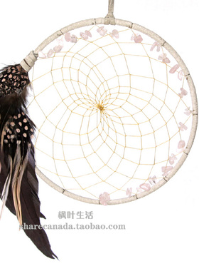 加拿大印第安手工捕梦网6寸大号Dream Catcher 继承者们DCV40