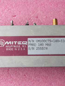 MITEQ UMD30C75-140-1100-5B-38978 140MHz SMA 射频微波振荡器