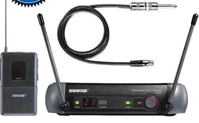 悅恒音响实体全国联保行货 Shure 舒尔 PGX14/WA302无线吉他话筒
