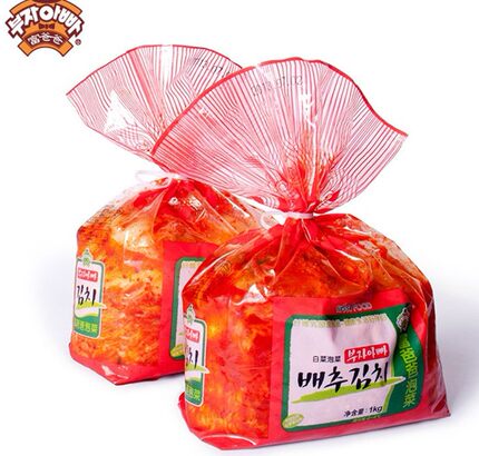 韩国泡菜富爸爸辣白菜进口东北朝鲜特产酱菜下饭咸菜1kg