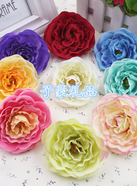 2015款假花仿真花山茶花 diy头花鞋花帽子喜糖盒子礼盒装饰花