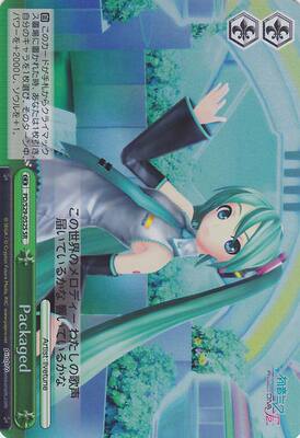 WS 黑白双翼 卡牌 初音未来VOL2 Packaged　【SR】