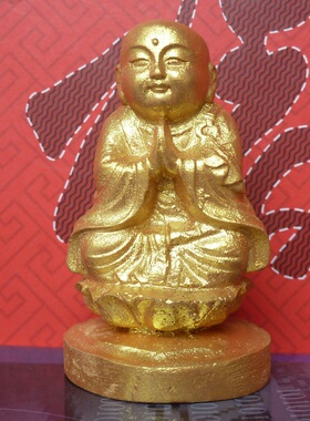 上色工艺品手把件小叶黄杨木雕